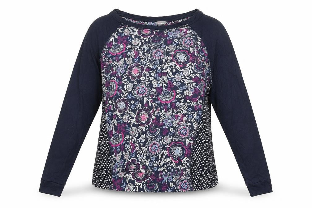 Womens UK Size M Monsoon Blue Basic T-Shirt