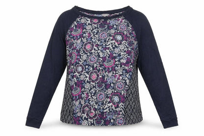 Womens UK Size M Monsoon Blue Basic T-Shirt