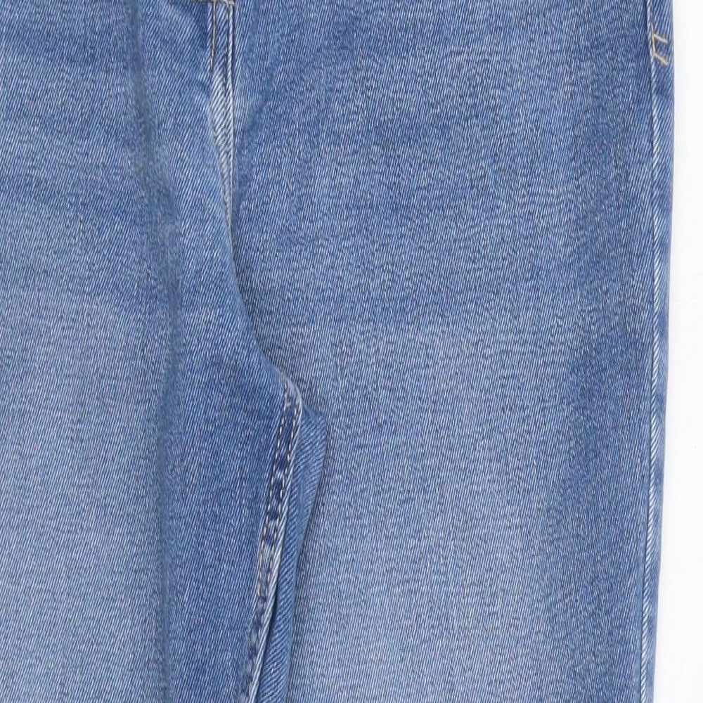 NEXT Womens Blue 100% Cotton Skinny Jeans Size 4 L29 in Regular Zip