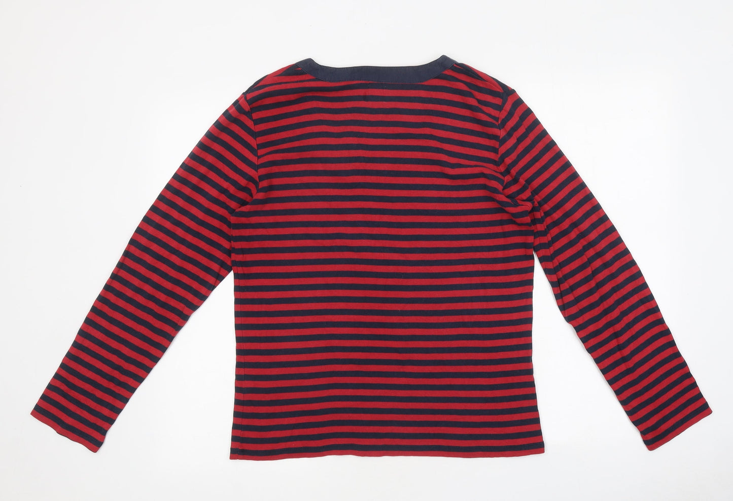 Womens UK Size M Iz Red Basic T-Shirt