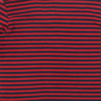 Womens UK Size M Iz Red Basic T-Shirt