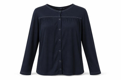 Womens UK Size 2 NEXT Black Basic Button-Up