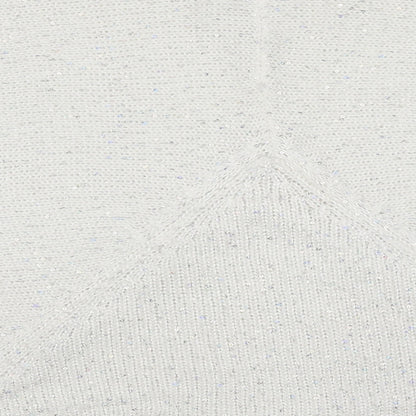 Aftershock Womens White Round Neck 100% Cotton Pullover Jumper Size L