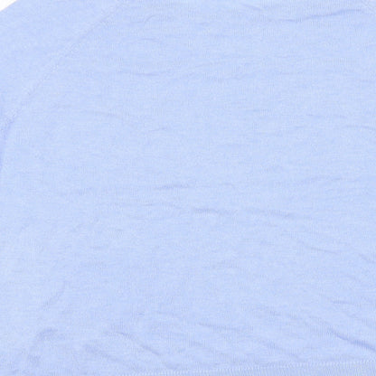 Womens UK Size 12 M&Co Blue Pullover Jumper