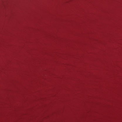 Womens UK Size 12 Marks and Spencer Red Basic T-Shirt