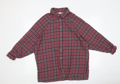 Womens UK Size 8 ASOS Purple Basic Button-Up