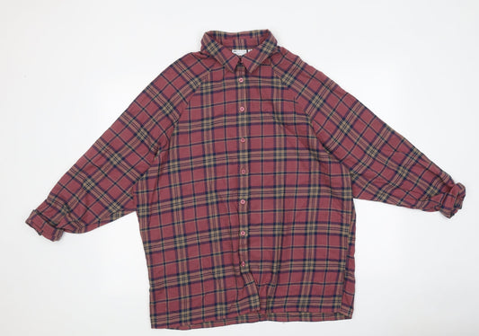 Womens UK Size 8 ASOS Purple Basic Button-Up