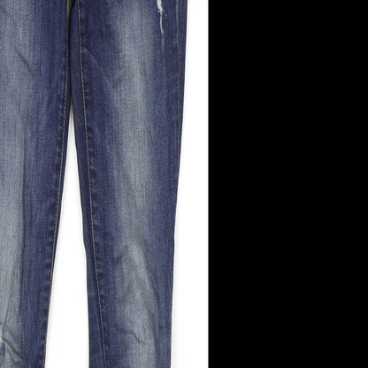 Gap Mens Blue Cotton Skinny Jeans Size 24 in L29 in Regular Zip