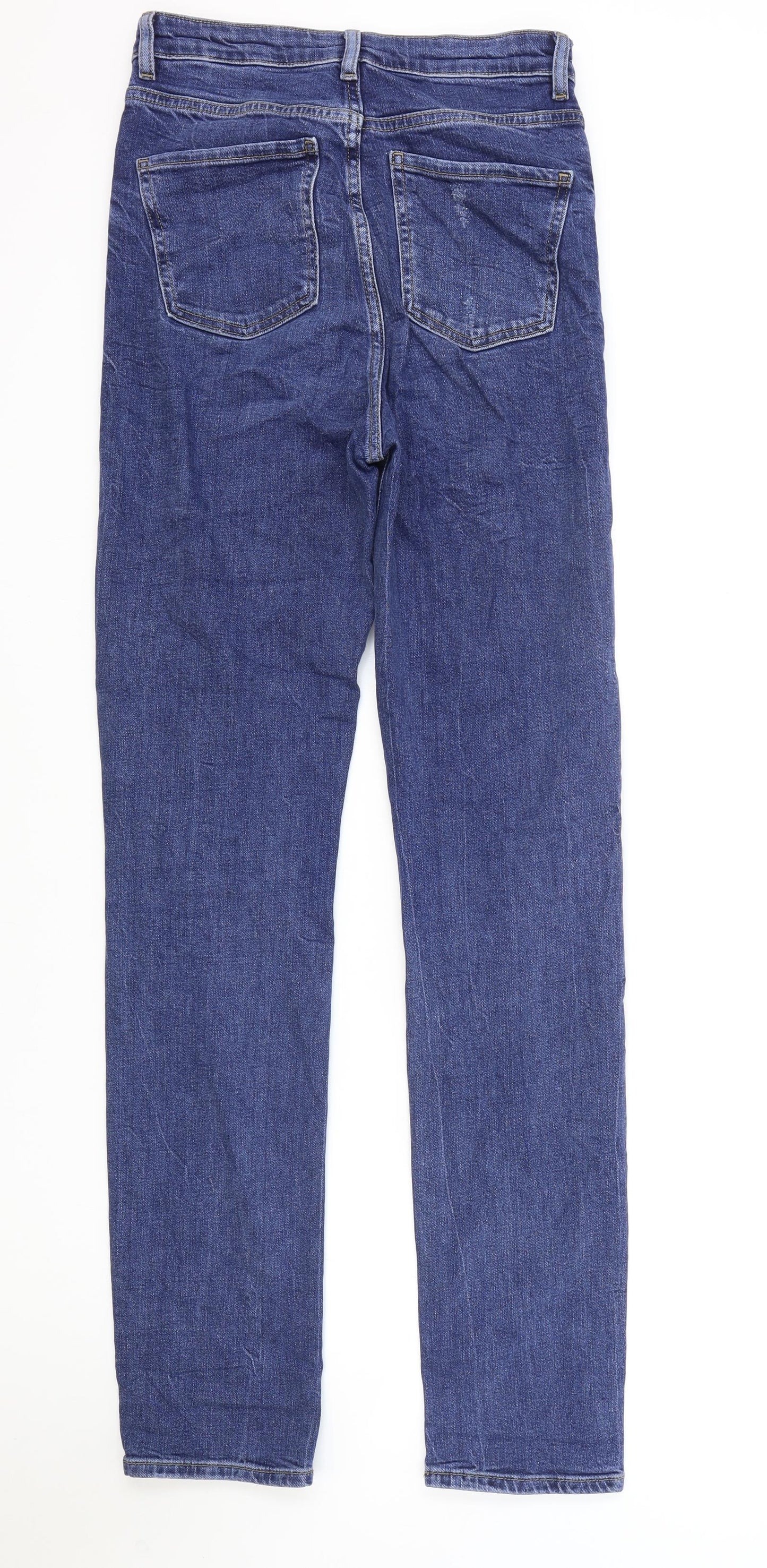 Womens UK Size 8 Marks and Spencer Regular Fit Skinny Blue Jeans