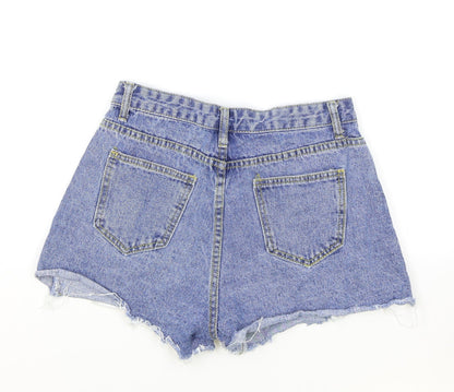 Womens UK Size M Preworn Regular Fit Hot Pants Shorts