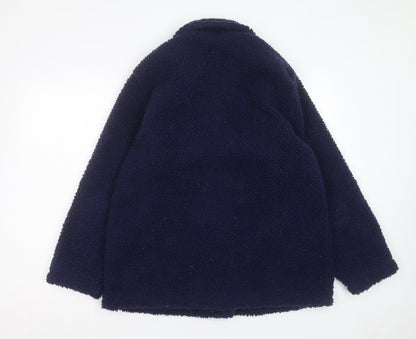 Damart Womens Blue Jacket Size 14 Button