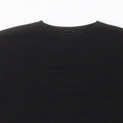 New Look Womens Black Polyester Pullover Sweatshirt Size L Pullover
