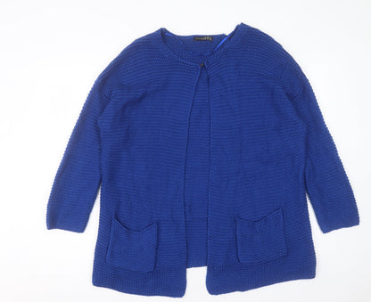 Womens UK Size M Atmosphere Blue Cardigan Jumper