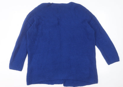 Womens UK Size M Atmosphere Blue Cardigan Jumper