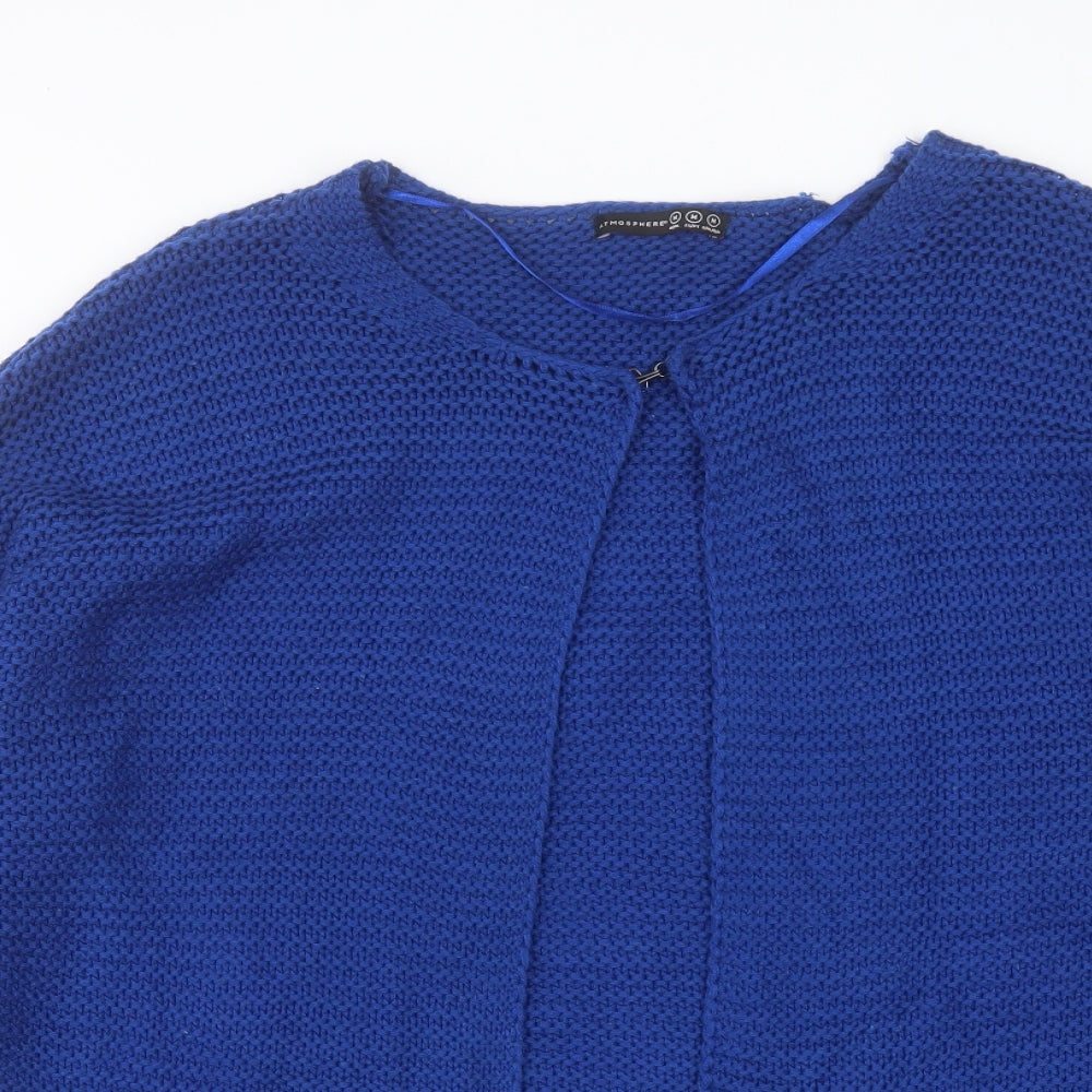 Womens UK Size M Atmosphere Blue Cardigan Jumper