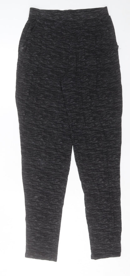 F&F Womens Grey Viscose Trousers Size 8 L28 in Regular