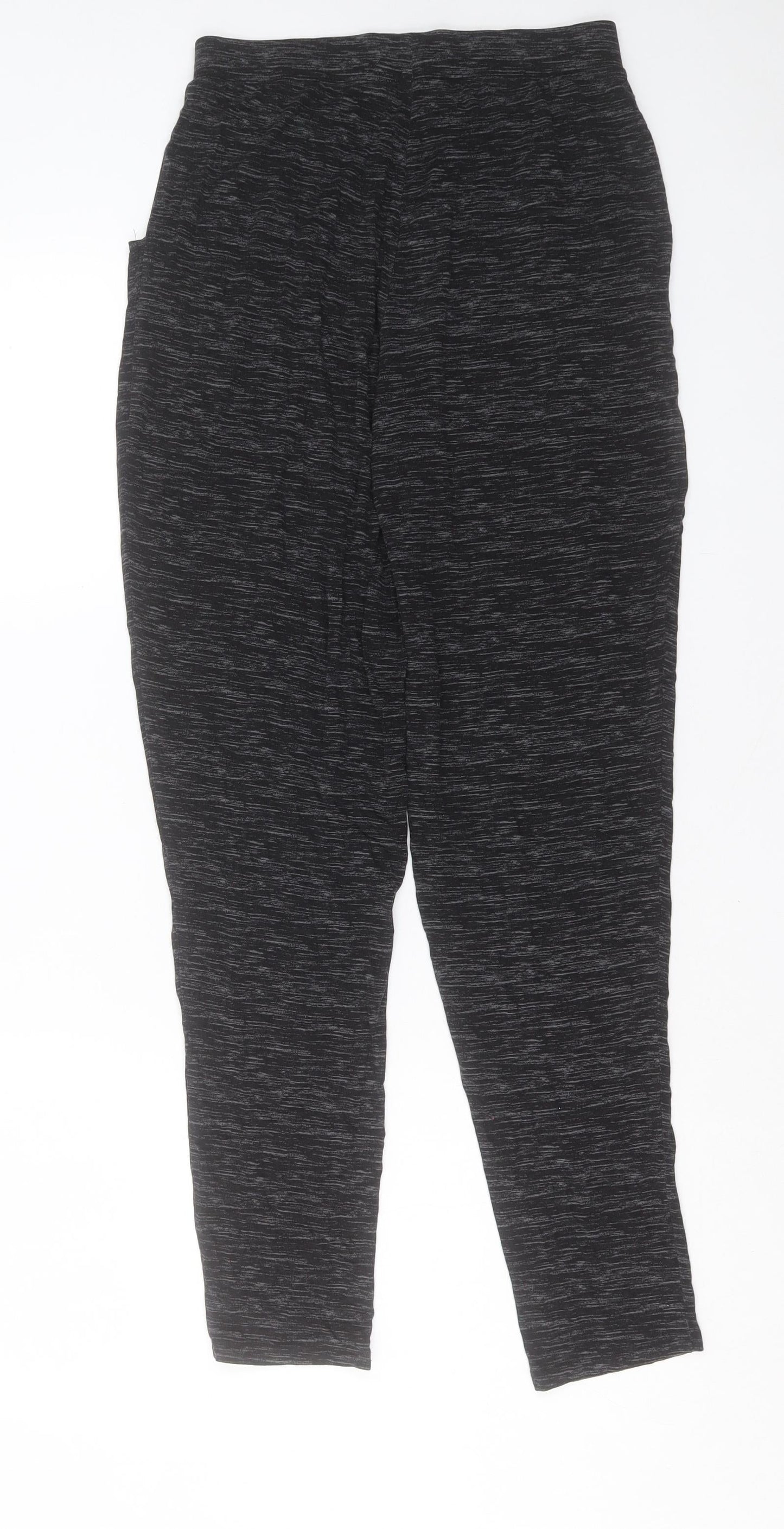 F&F Womens Grey Viscose Trousers Size 8 L28 in Regular