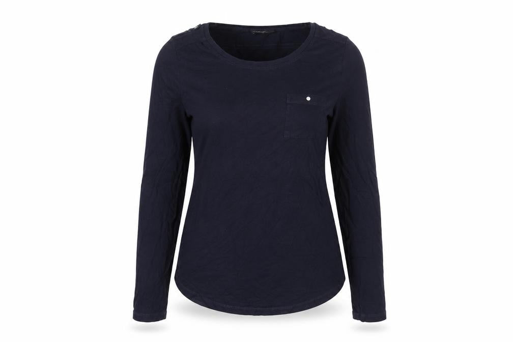 Womens UK Size 12 Autograph Blue Basic T-Shirt