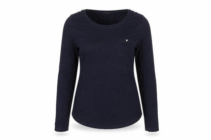 Womens UK Size 12 Autograph Blue Basic T-Shirt