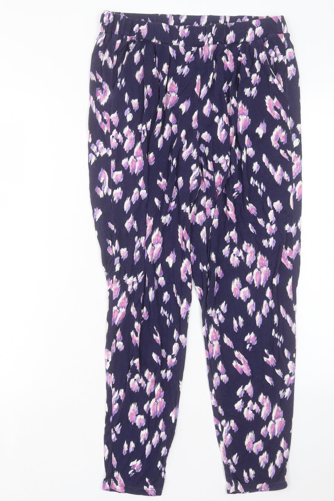 Womens UK Size 12 Bonmarch Regular Fit  Purple Trousers
