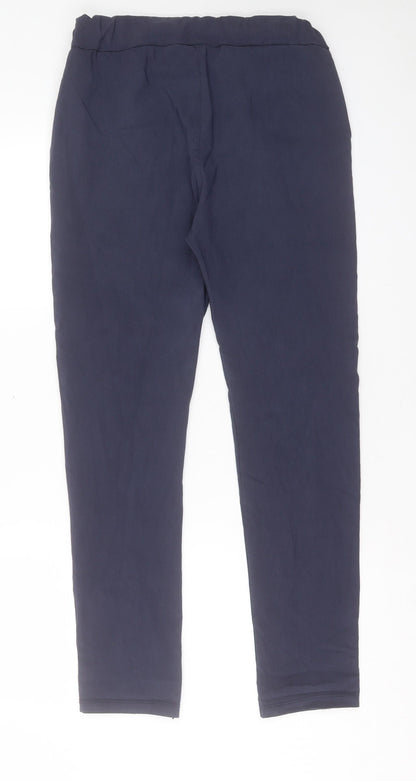 Womens UK Size 30 in Preworn Regular Fit  Blue Trousers