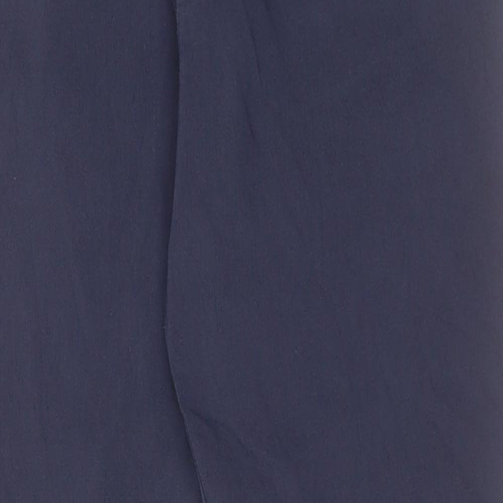 Womens UK Size 30 in Preworn Regular Fit  Blue Trousers