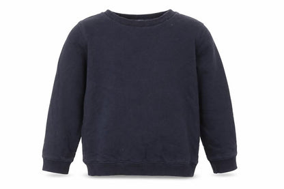 TU Boys Blue Cotton Pullover Sweatshirt Size 6 Years Pullover
