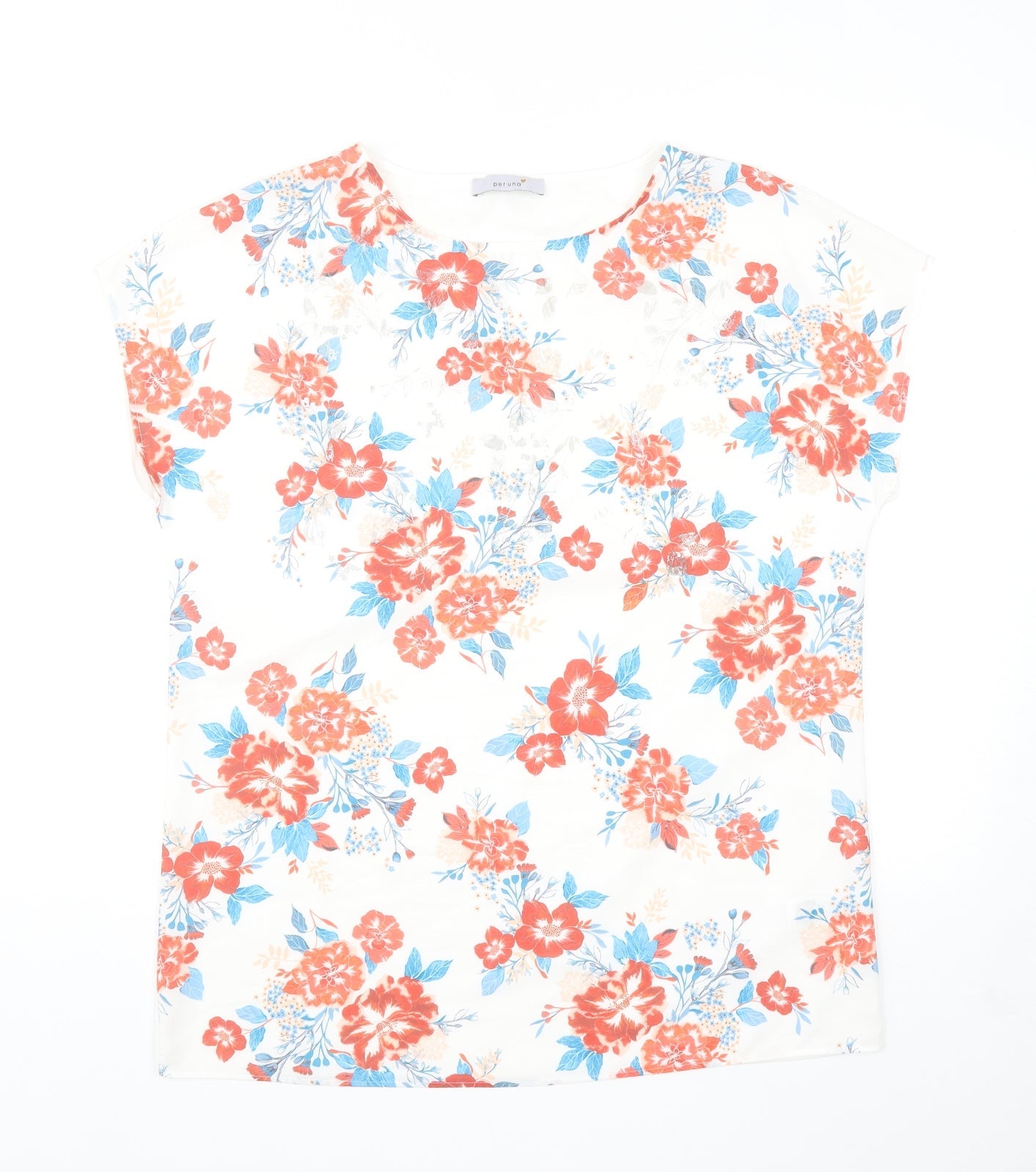 Womens UK Size 14 Marks and Spencer White Basic Blouse