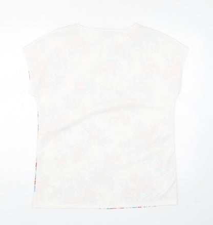 Womens UK Size 14 Marks and Spencer White Basic Blouse