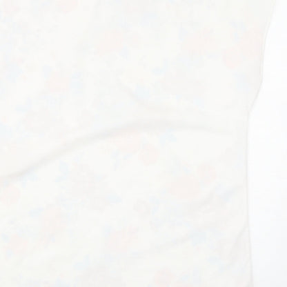 Womens UK Size 14 Marks and Spencer White Basic Blouse