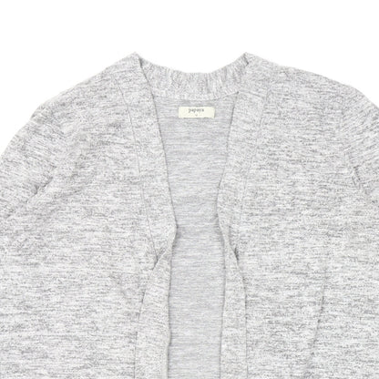 Womens UK Size 14 Papaya Grey Cardigan Jumper