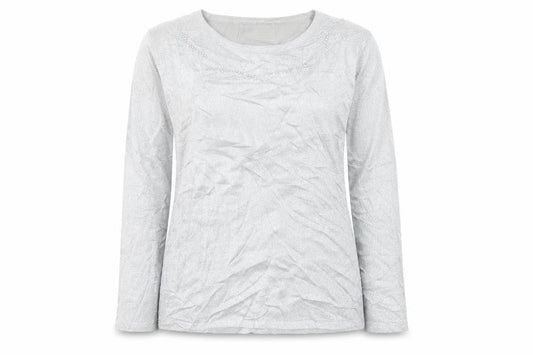 Womens UK Size L BONMARCHE Silver Pullover Jumper