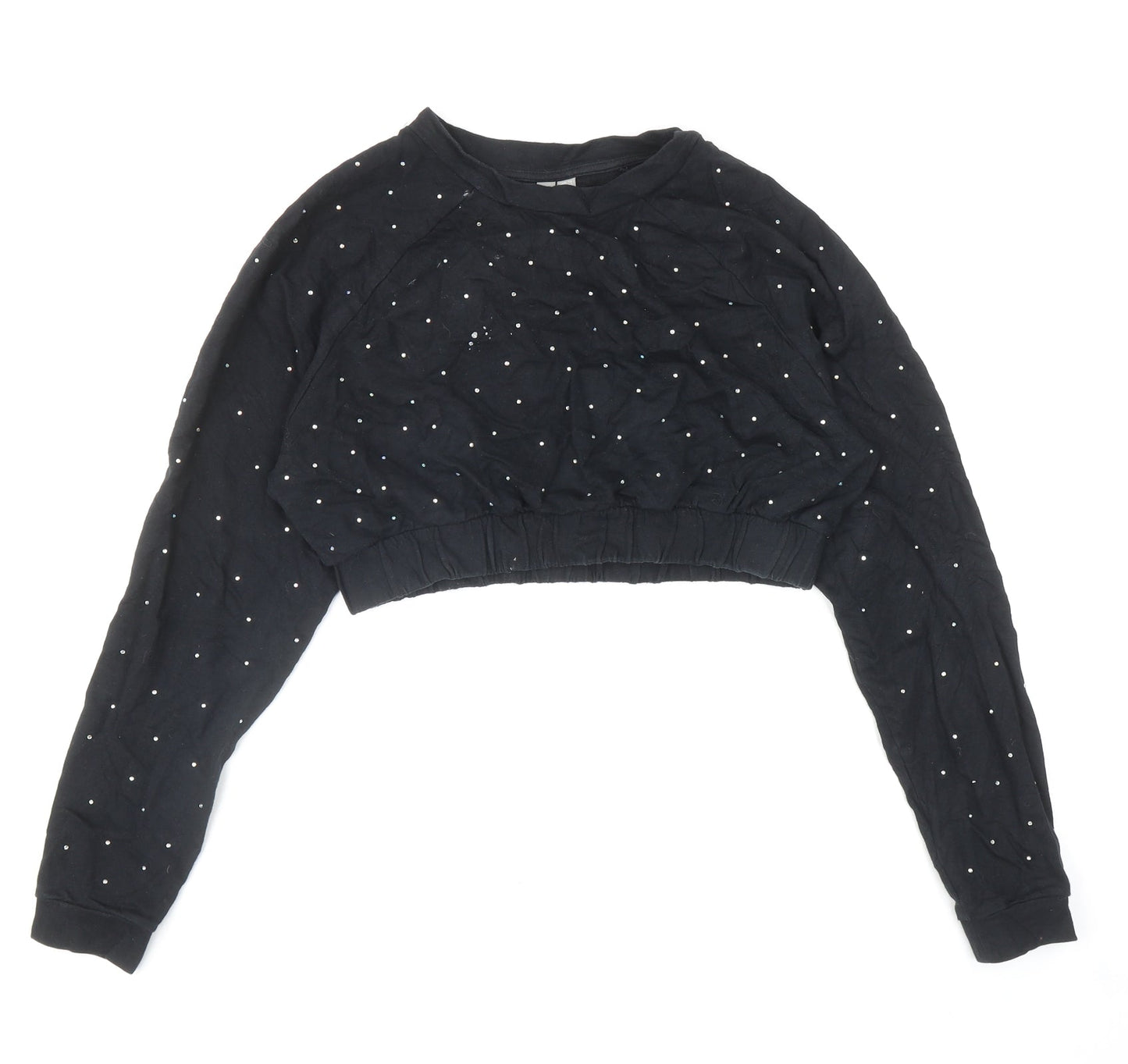 Womens UK Size 12 ASOS Black Pullover Sweatshirt