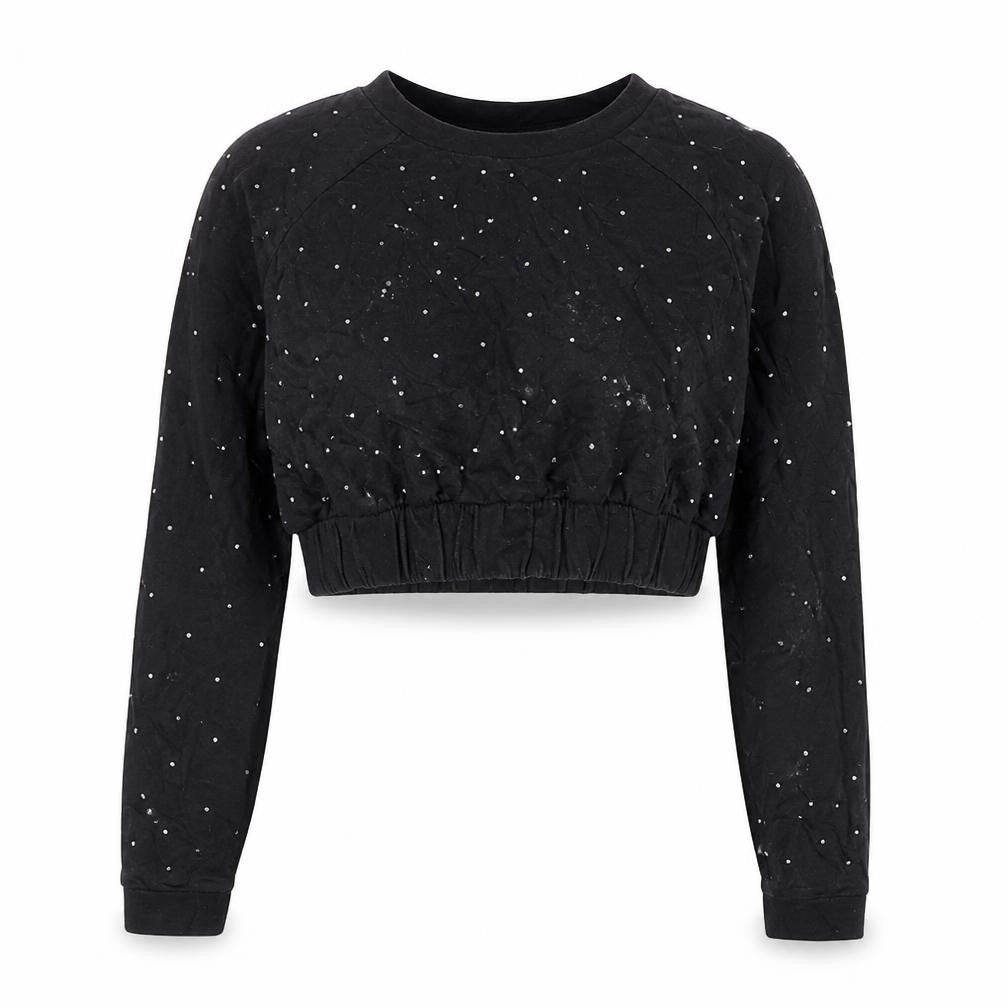 Womens UK Size 12 ASOS Black Pullover Sweatshirt
