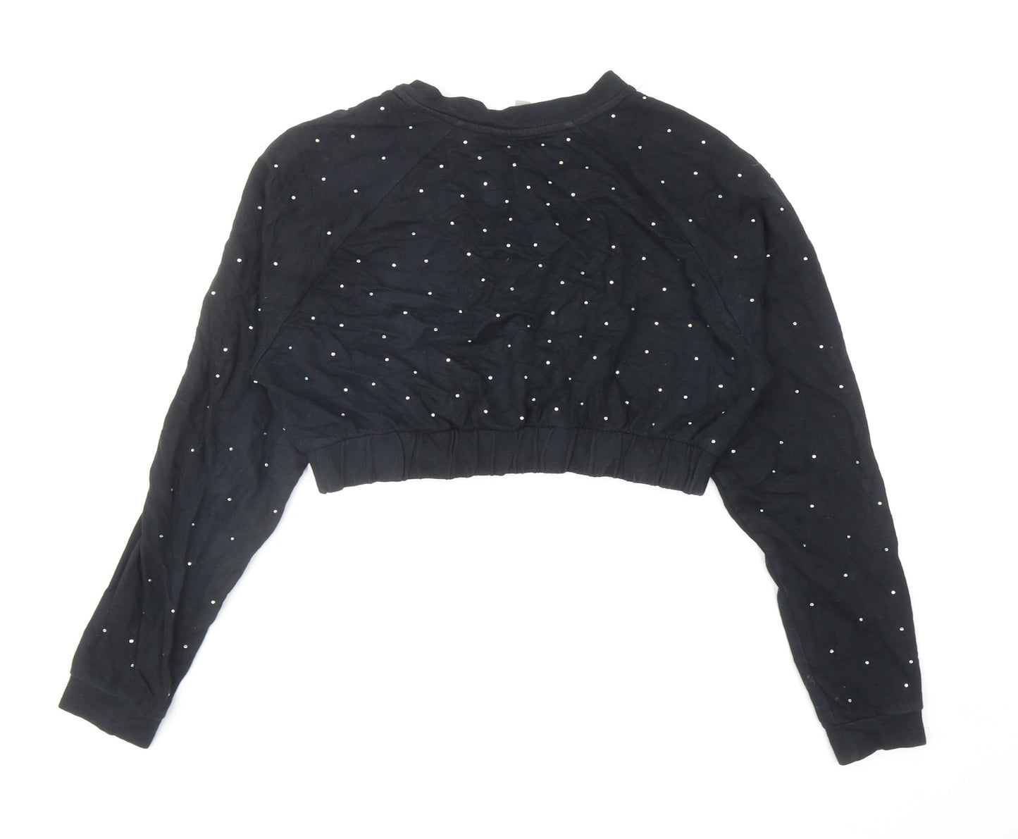 Womens UK Size 12 ASOS Black Pullover Sweatshirt