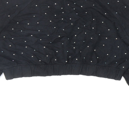 Womens UK Size 12 ASOS Black Pullover Sweatshirt