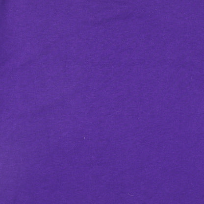 Womens UK Size L Preworn Purple Pullover Jumper