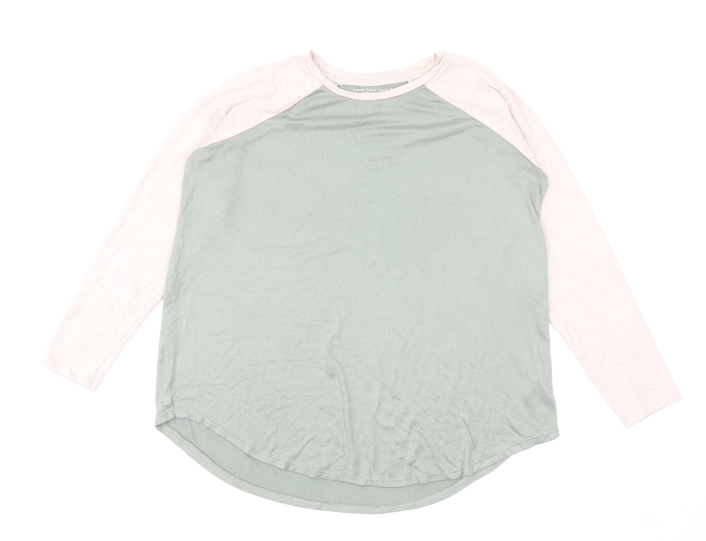 Womens UK Size S American Eagle Green Pullover Jumper