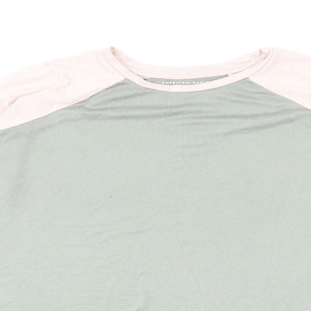 Womens UK Size S American Eagle Green Pullover Jumper