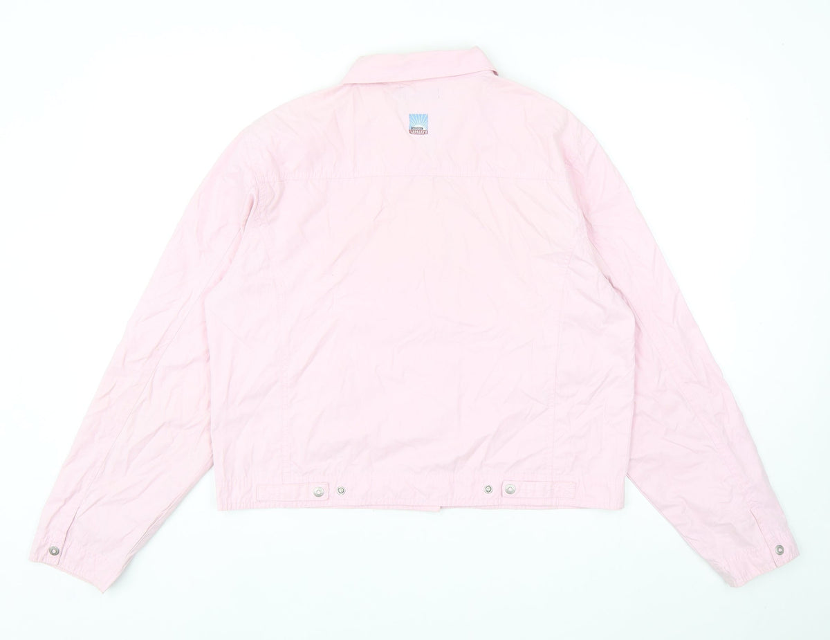 Lapagayo Womens Pink Jacket Size 14 Snap
