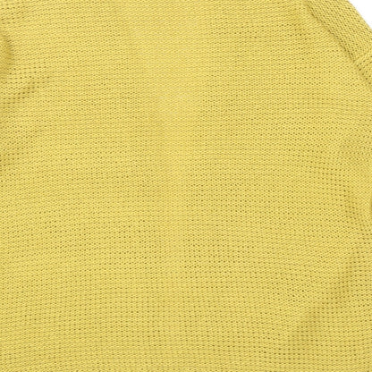 Womens UK Size M VERO MODA Yellow Cardigan Jumper