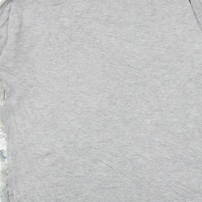Womens UK Size 8 Per Una Grey Basic Blouse