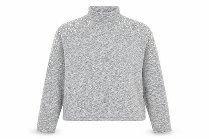 Womens UK Size XS Divided Grey Pullover Jumper