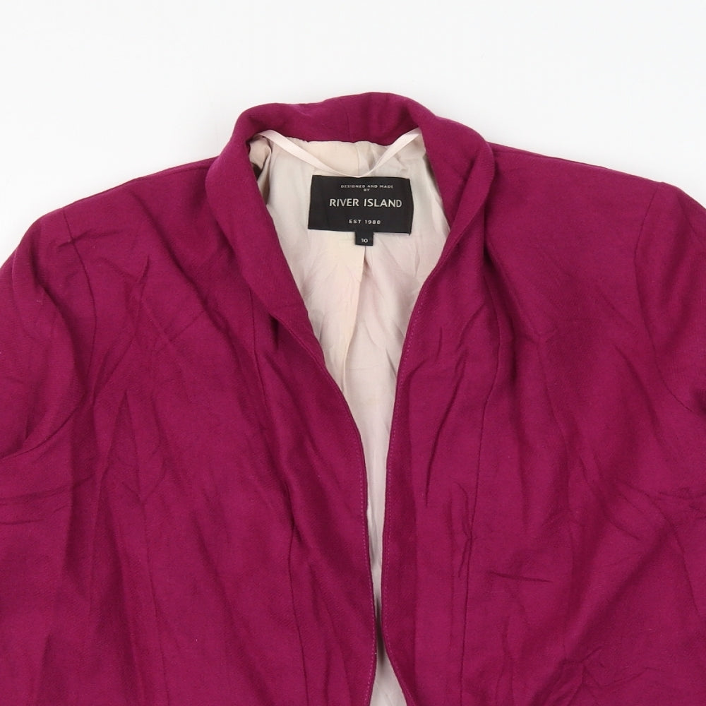 Womens UK Size 10 River Island Purple Jacket