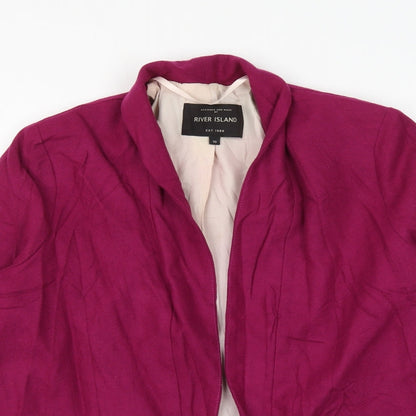 Womens UK Size 10 River Island Purple Jacket