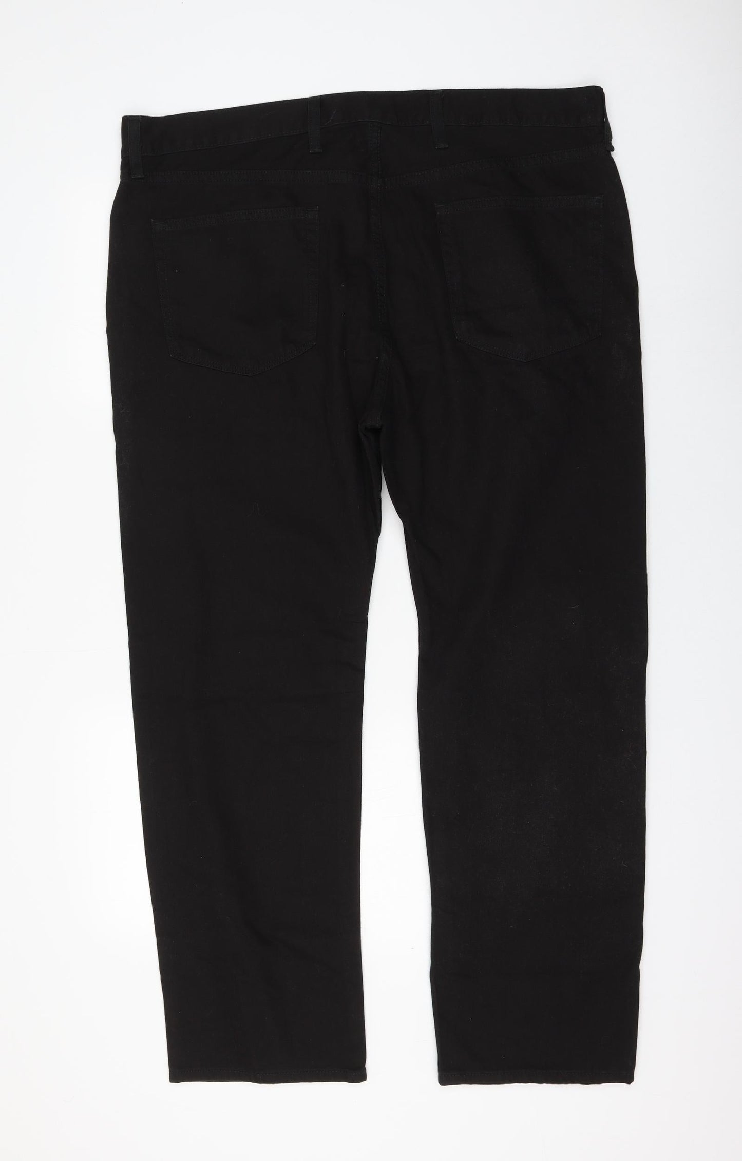 Womens UK Size 40 in Marks and Spencer Regular Fit Straight Black Jeans