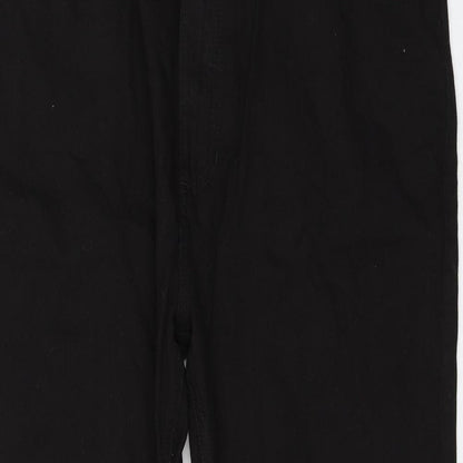 Womens UK Size 40 in Marks and Spencer Regular Fit Straight Black Jeans