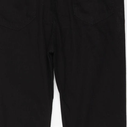 Womens UK Size 40 in Marks and Spencer Regular Fit Straight Black Jeans
