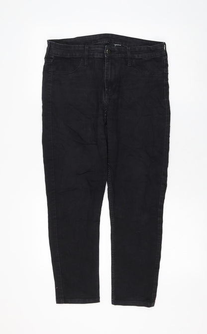 Womens UK Size 32 in prew Regular Fit Skinny Black Jeans