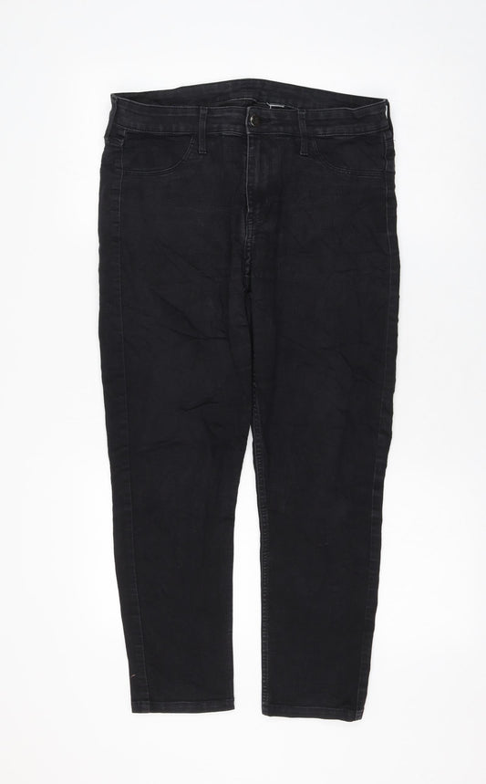 Womens UK Size 32 in prew Regular Fit Skinny Black Jeans